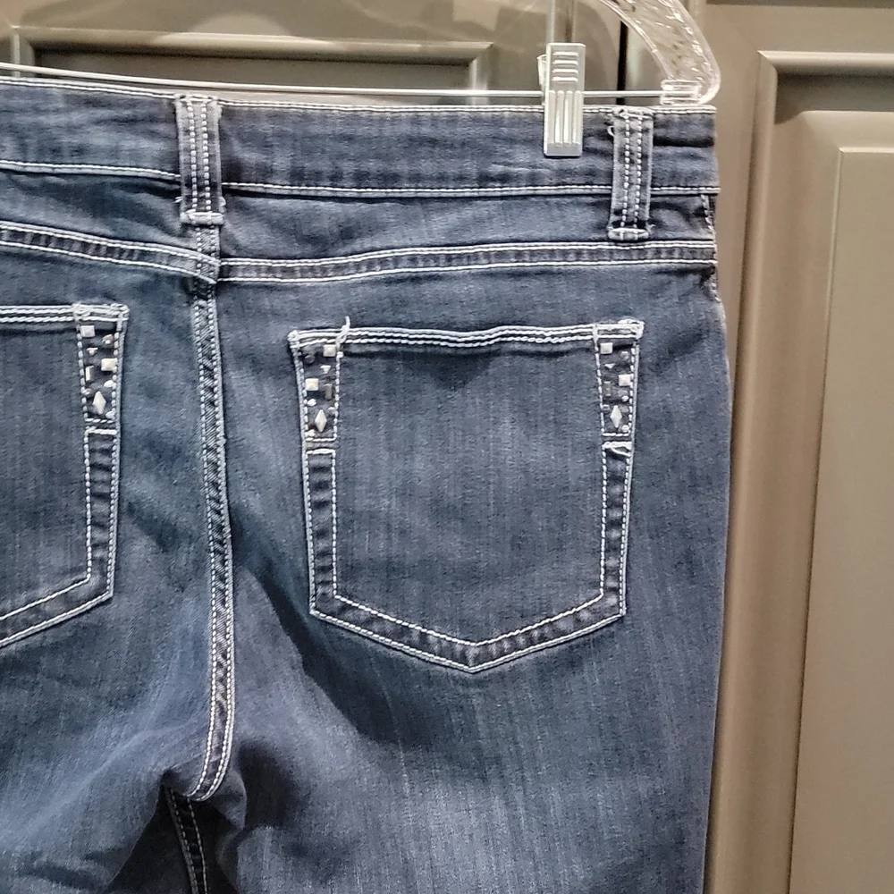 Lee Slender Secret Low Waist 14 Medium Capri - Picture 5 of 9